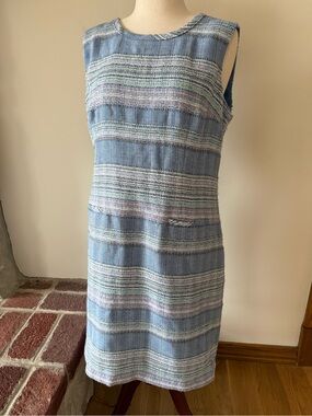 Talbots Pastel Sleeveless Shift Dress